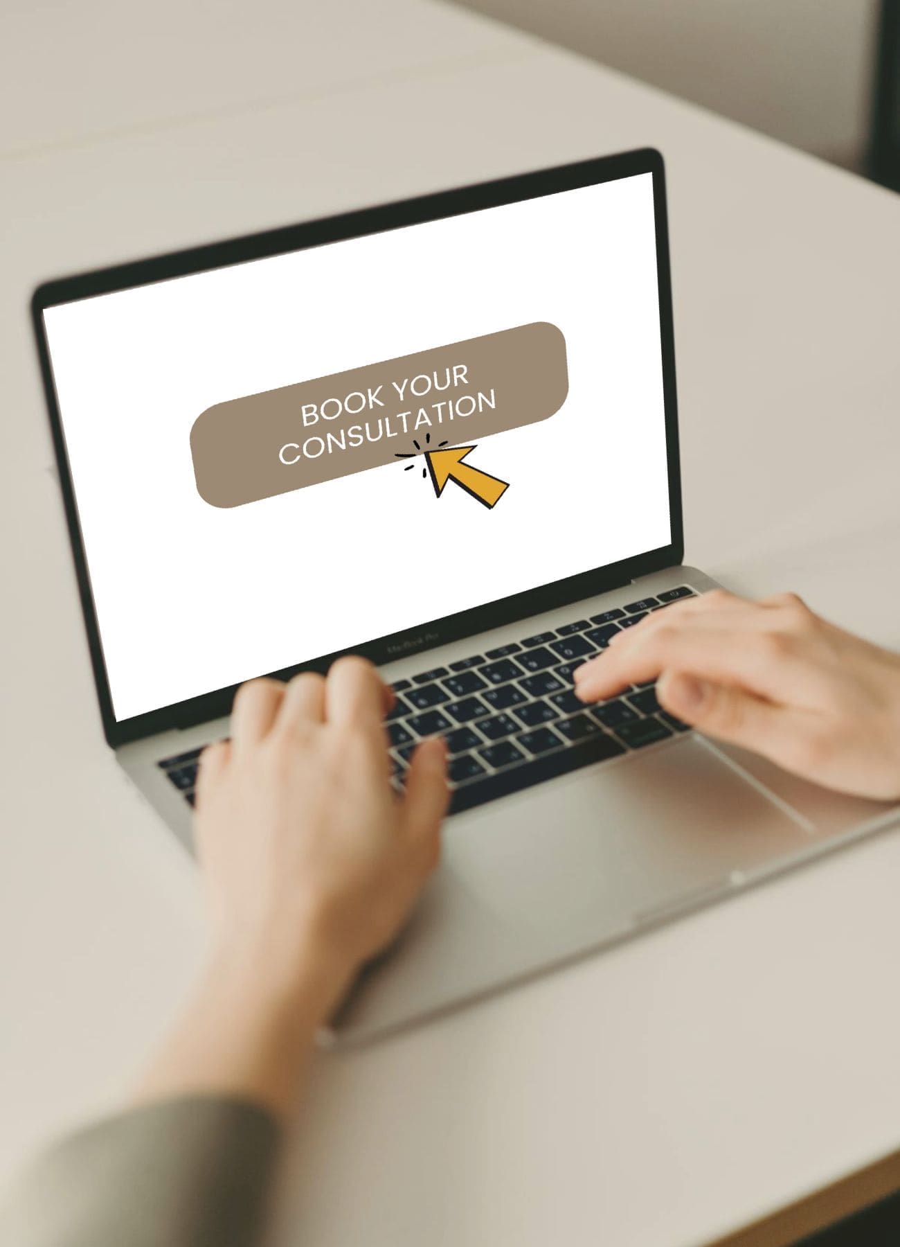 Example of an effective call to action button on a website designed to increase clicks and conversions.